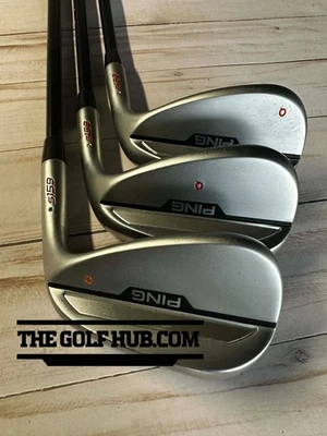 Ping S159 50*/56*/58 Q School Wedge Set- Fujikura Axiom 125X - Image 1 of 4
