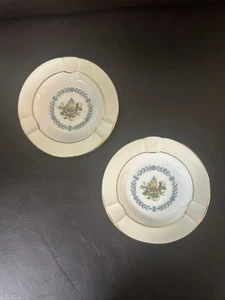 Wedgwood Appledore Ashtray Trinket Dish Vintage Bone China England Set Of 2 - Bild 1 von 5