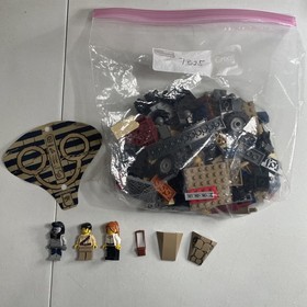 Lego Pharaoh's Quest 7325 Cursed Cobra Statue w/ 3 Minifigs **Incomplete**