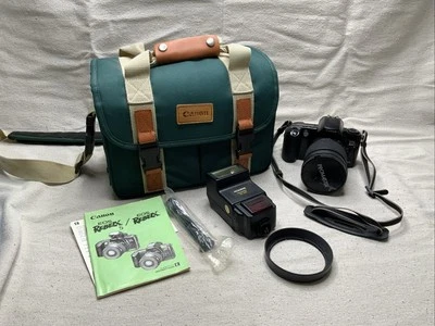 Canon EOS Rebel XS 35mm SLR Film Camera w/ Promaster AF Accessories And Bag - Image 1 of 4