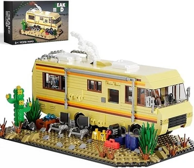 Breaking Bad RV Camper Van Building Blocks Set Vehicle Model Bricks Toy UK - Image 1 of 4