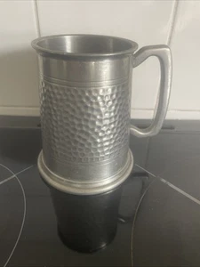 Stainless Steel Sterling Silver Tankard - Picture 1 of 2