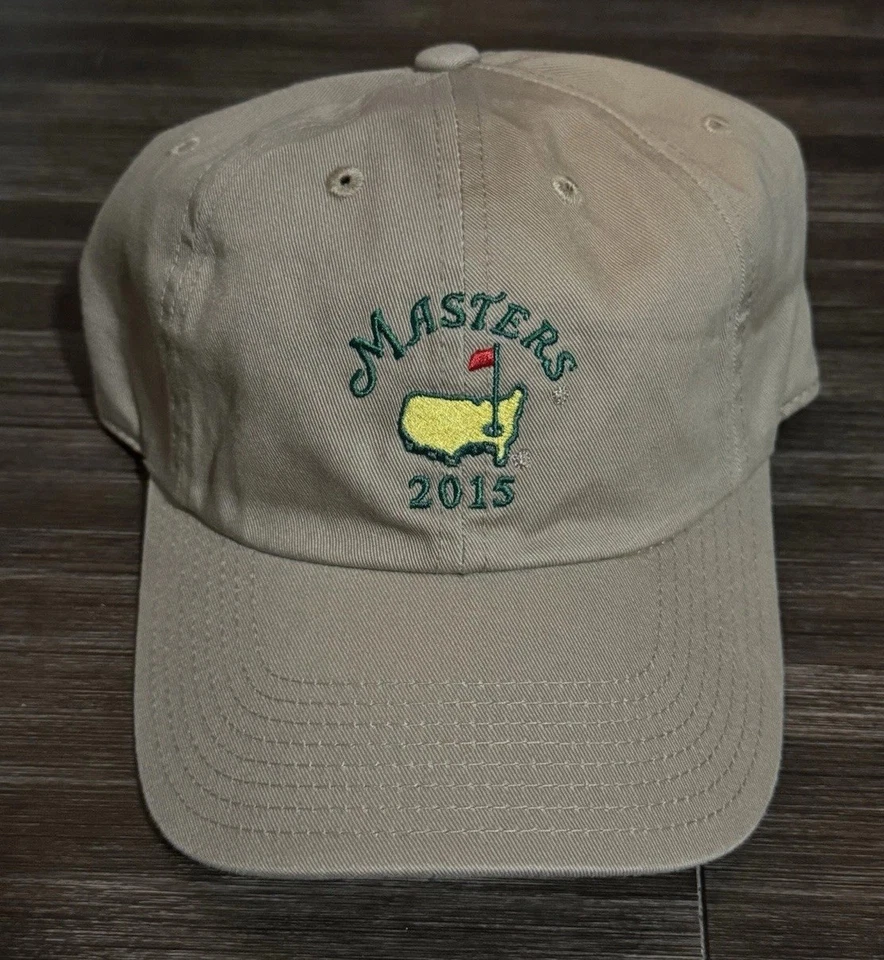 Sombrero de golf Masters American Needle 2015 caqui Augusta National Spieth Foto 1 de 4