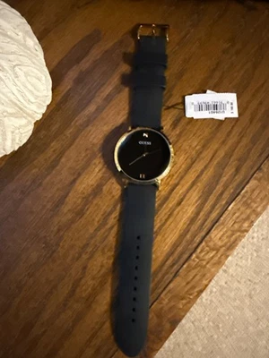 Guess Women's Black Gold Wrist Watch - Image 1 of 2