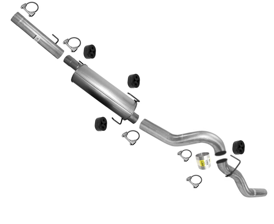 Abrazaderas de tubo de escape de silenciador trasero para Dodge Ram 2500 2005-2009 5,9 L diésel Foto 1 de 4