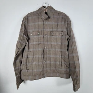 MARC By MARC JACOBS Men's Tartan Check Jeans Denim Jacket Cotton Size Medium - Picture 1 of 9