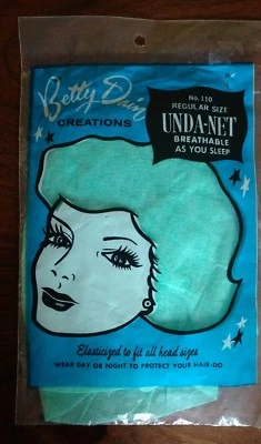 Red Betty Dain Unda Nº 110 Vintage Transpirable Verde Talla Regular Nuevo de Lote Antiguo Foto 1 de 2