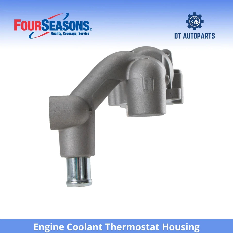 For 2007-2018 Lexus ES350 Engine Coolant Thermostat Housing 4 Seasons 2008 2009 - Image 1 of 4