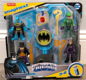 Nuovo pacchetto figure Imaginext DC Super Friends Bat Tech Bat Signal HFD47 confezione multipla - Foto 1 di 2