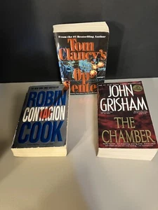 Lot 3 Mystery and Action Books - Grisham, Clancy & Cook - Foto 1 di 8