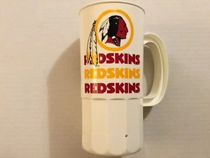 Vintage Rare White Plastic Redskins NFL Washington DC Football Team Super 22 Cup - Picture 1 of 7