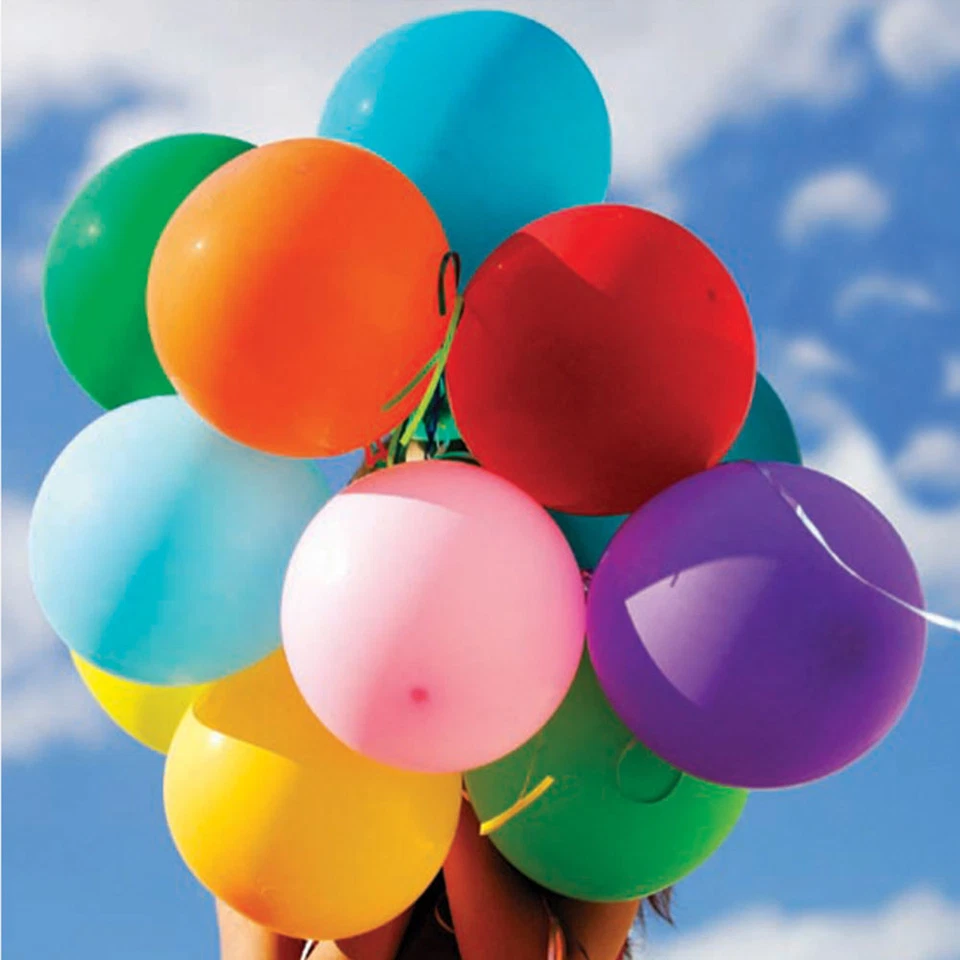 Balões pequenos de 10 pol. festa aniversário casamento decoração bola 12 peças - Imagem 1 de 4