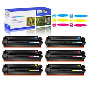 6 SET 202A C Y M Toner for HP CF500A Color LaserJet MFP M281fdw M281cdw M254dw - Picture 1 of 24