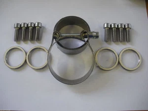 GSF600 95-04 Bandit Header Bolts & Gaskets Exhaust Collector Box Seal & Clamp - Picture 1 of 1