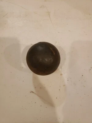 Antigua bola de cañón anterior a la guerra civil de 1 lb 8 OZ/2 1/8" Foto 1 de 4