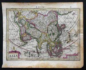 Mapa Antigua de Asia - Mercator Janssonius 1628ca - Imagen 1 de 4