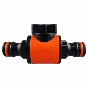 High Quality 1/2" Garden Hose Pipe In line Tap Shut Off Valve Fitting Connector - Picture 1 of 9