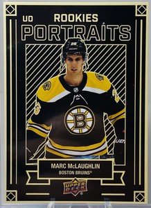 2022-23 Upper deck Series 1 Rookies Ud Portraits Mark McLaughlin #P-34