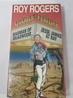 Roy Rogers Double Feature Badman Of Deadwood, Jesse James At Bay Vhs Tape Sealed