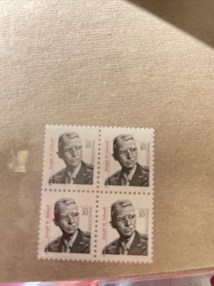 Scott # 3420 -Block Of 4 - General Joseph W. Stilwell -  MNH - 2000 SUPERB - Image 1 of 1