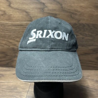 Srixon Z-UR Hat Cap Strap Back Dad Style Golf Tennis Black White EUC! - Image 1 of 4