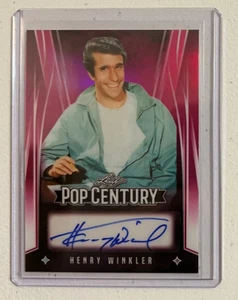 2025 Leaf Metal Pop Century Henry Winkler #9/15 Autograph Auto Card - Picture 1 of 2