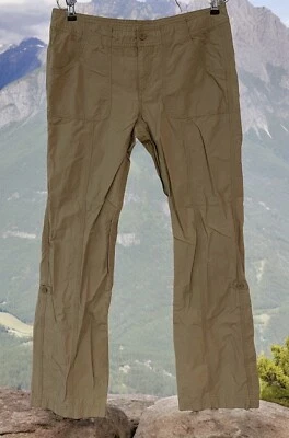 Pantalones para mujer The North Face caqui enrollables con botones pantalones de senderismo Gorpcore talla 10 Foto 1 de 4