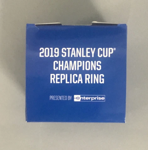 St. Louis Blues 2019 Stanley Cup Champions Replica Ring SGA 4/19/22 Cover