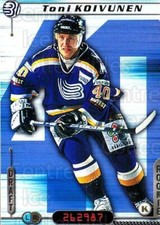 2000-01 Finnish Cardset #127 Toni Koivunen