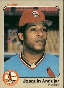 1983 Fleer Baseball Base Singles #1-262 (Pick Your Cards)