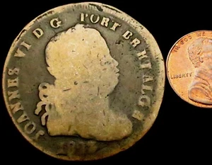 W911: 1823 Große Kupfer 40 Reis - Portugal - Bild 1 von 2
