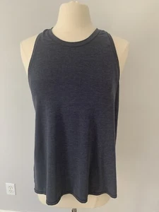 Gap Fit Women’s Small Blue Breathe Tie-Back Sleeveless Active Tank - Picture 1 of 8