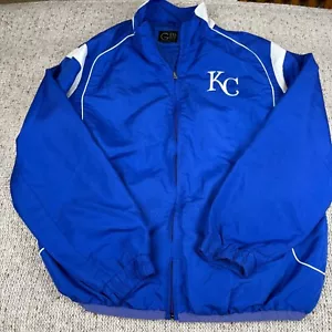 Kansas City Royals Bomber Jacket by G III by Carl Banks - Mens Large - Picture 1 of 7