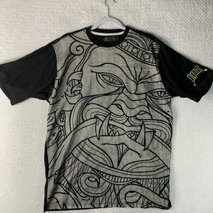 COOGI Dragon T-Shirt Mens Size XL Black Gray Thick Cotton Embroidered Logo - Picture 1 of 16
