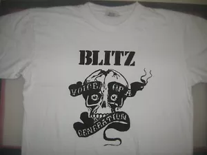 BLITZ T SHIRT/oi!/punk/wave/cockney reject/sham 69/nabat/banda bassotti/business - Bild 1 von 3