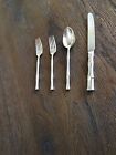 Ricci Argentieri Bamboo Pattern 2  Salad Forks 1 Knife 1 Soup Spoon