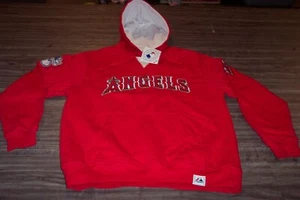 ANAHEIM ANGELS MLB BASEBALL HOODIE SWEATSHIRT MEDIUM NEW w/ TAG Majestic - Picture 1 of 8