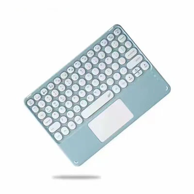 Circular button Rechargeable mute With touchpad Wireless Bluetooth keyboard mini - Image 1 of 4