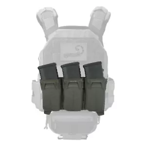 Cartello a tenaglia Agilite MOLLE, sacchetto triplo Mag, adatto a 5,56/7,62/PCC -Ranger Green - Foto 1 di 8