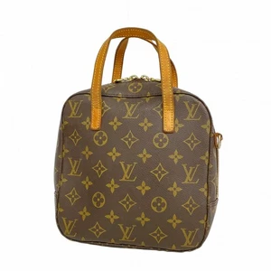 Louis Vuitton Handbag Monogram Spontini M47500 Brown Used Ladies - Picture 1 of 10