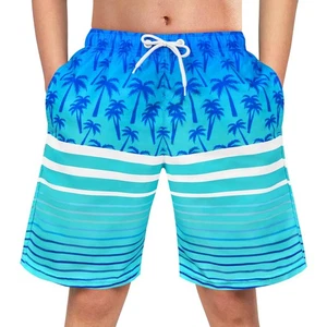 Boys Swim Trunks Size 10-12, Boy Swim Shorts Quick Dry Boys Bathing Suit Swim... - Picture 1 of 6