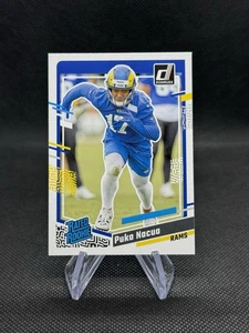2023 Panini Donruss Rated Rookie Puka Nacua #357 Rookie RC Los Angeles Rams - Bild 1 von 2