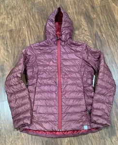 REI Co-Op Womens Purple Down Puffer Jacket Coat  Lightweight Packable Lined - Picture 1 of 8
