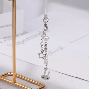 Y2K Cute Metal Rabbit Phone Lanyard Bunny Bunny Beled Telefon _tm - Zdjęcie 1 z 12
