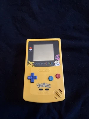 Gameboy Color Pokemon Special Pikachu Edition Nintendo System Game Console CLEAN - Image 1 of 4