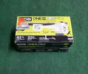RYOBI Compact Blower HP 18V Brushless Cordless 220CFM 140 MPH (Tool Only) NEW - Picture 1 of 3