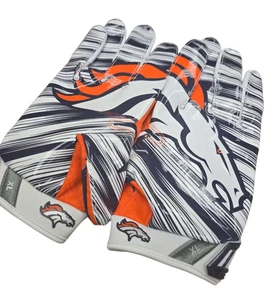 Nike Vapor Jet 3.0 Receiver Football Gloves Adult XL NFL Denver Broncos | New - Picture 1 of 9
