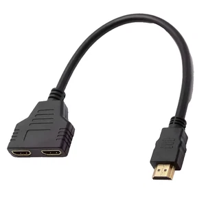 HDMI Verteiler 1 auf 2-fach U-HD 4K Splitter für TV, Monitor, Beamer - Bild 1 von 3