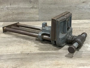 Vintage Columbian 7 CD Woodworkers Under-bench Mount Vise USA - Picture 1 of 7