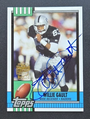 2013 Topps Archives Fan Favorites Autograph Issue Willie Gault Auto Raiders - Image 1 of 2